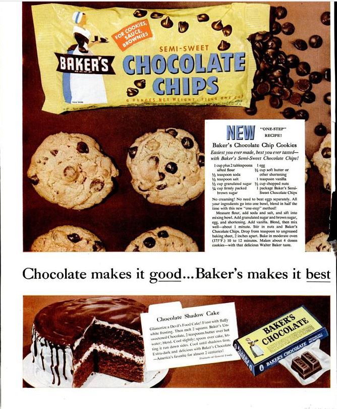 Baker's Chocolate Chip Cookies