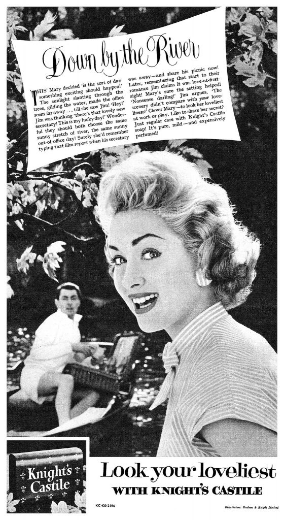 Uses for Castile Soap. 1956 Knights ad. 