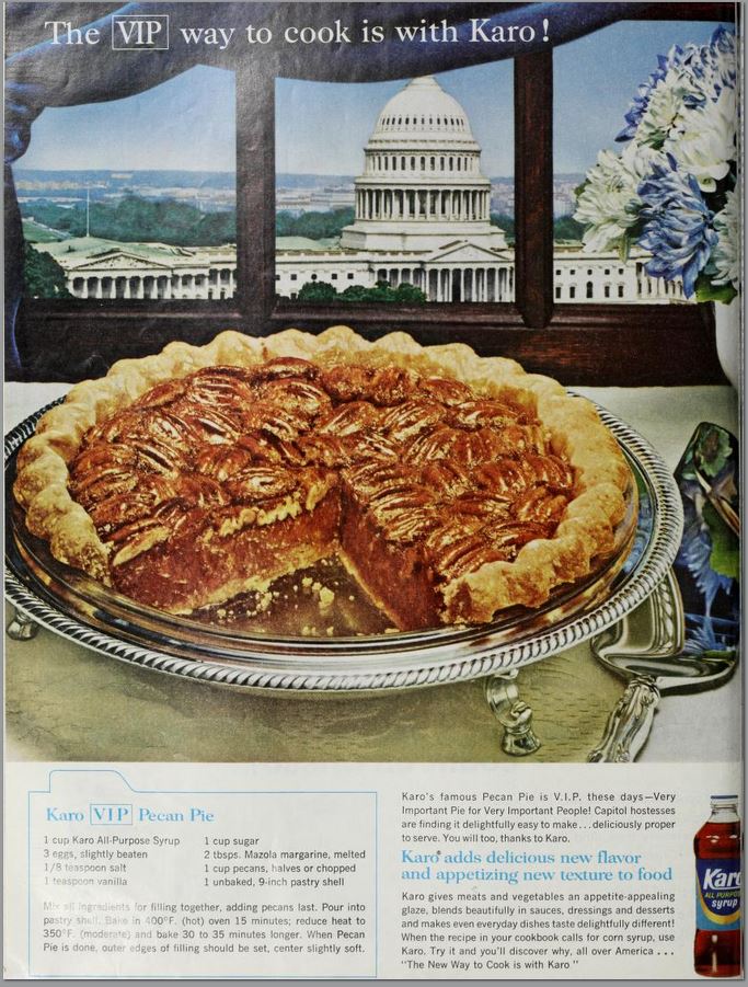 Karo Pecan Pie 1964