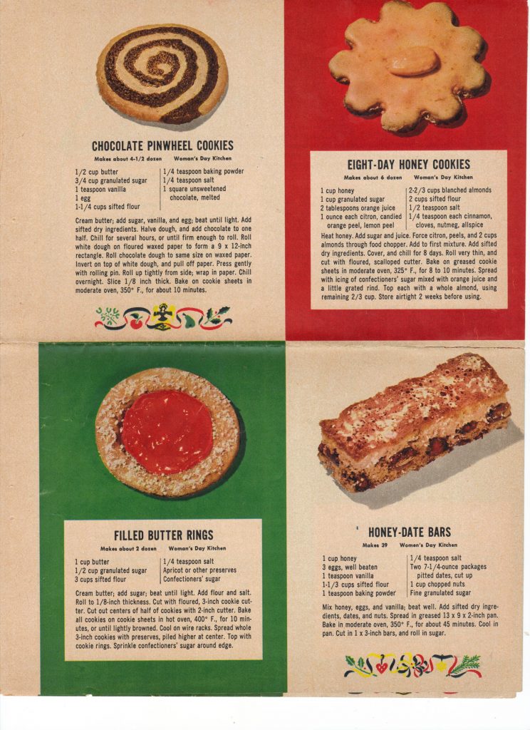 Vintage Christmas Cookie Recipes