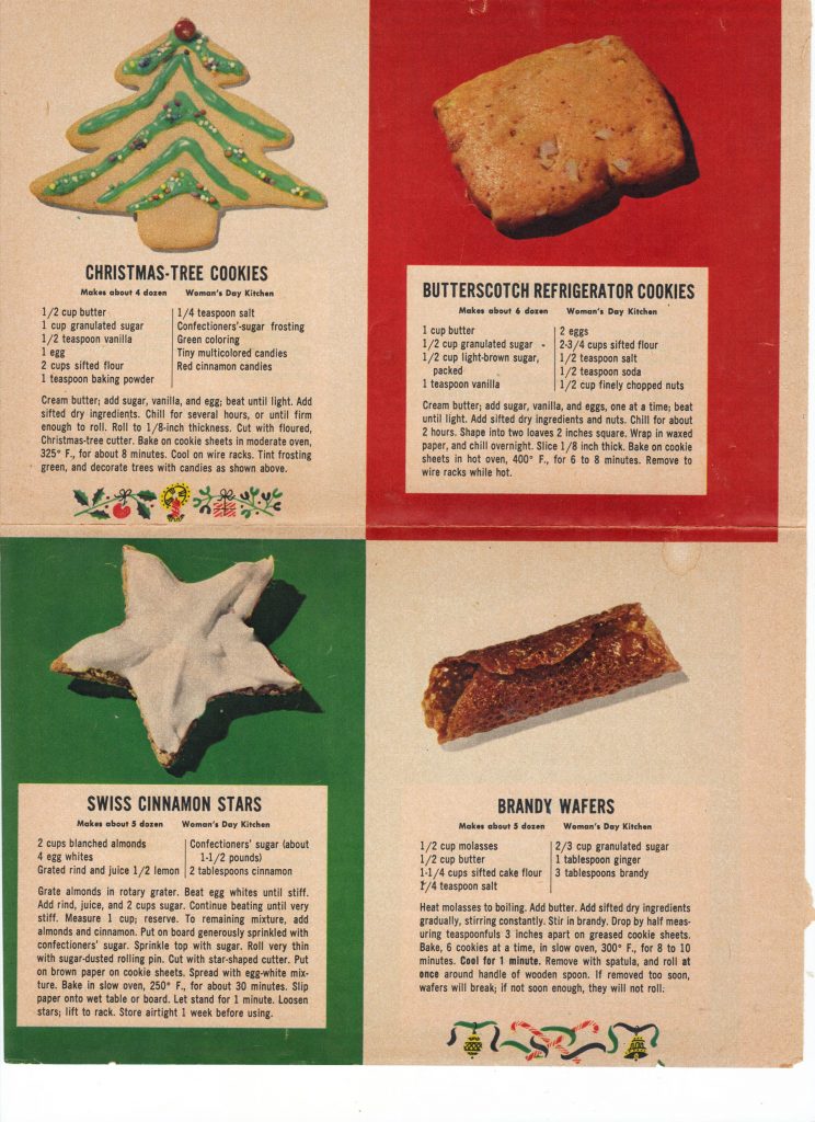 Vintage Christmas Cookie Recipes