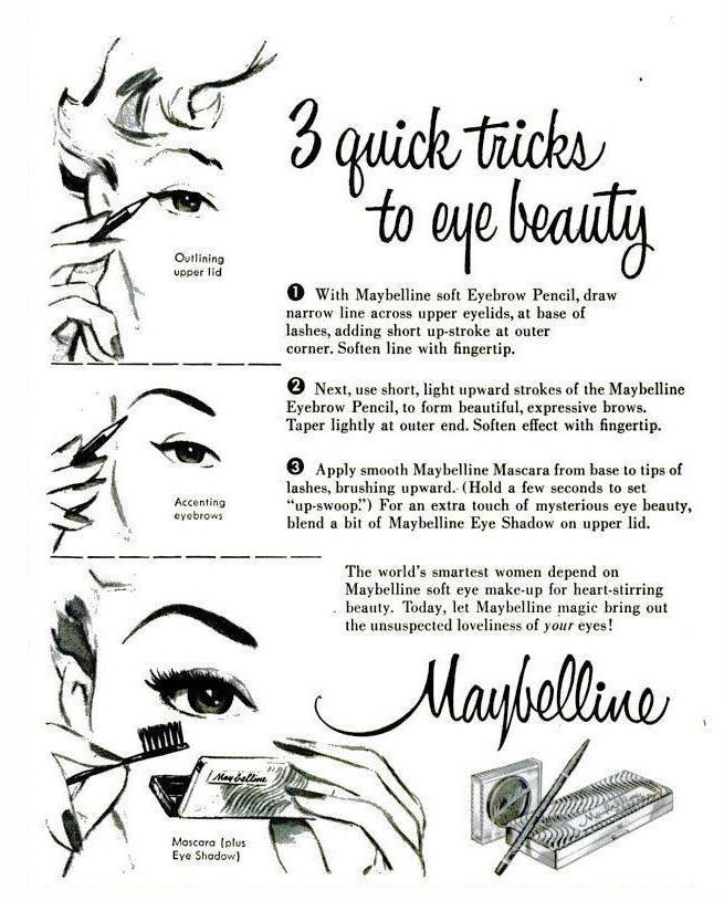1950s Eye Makeup Tips