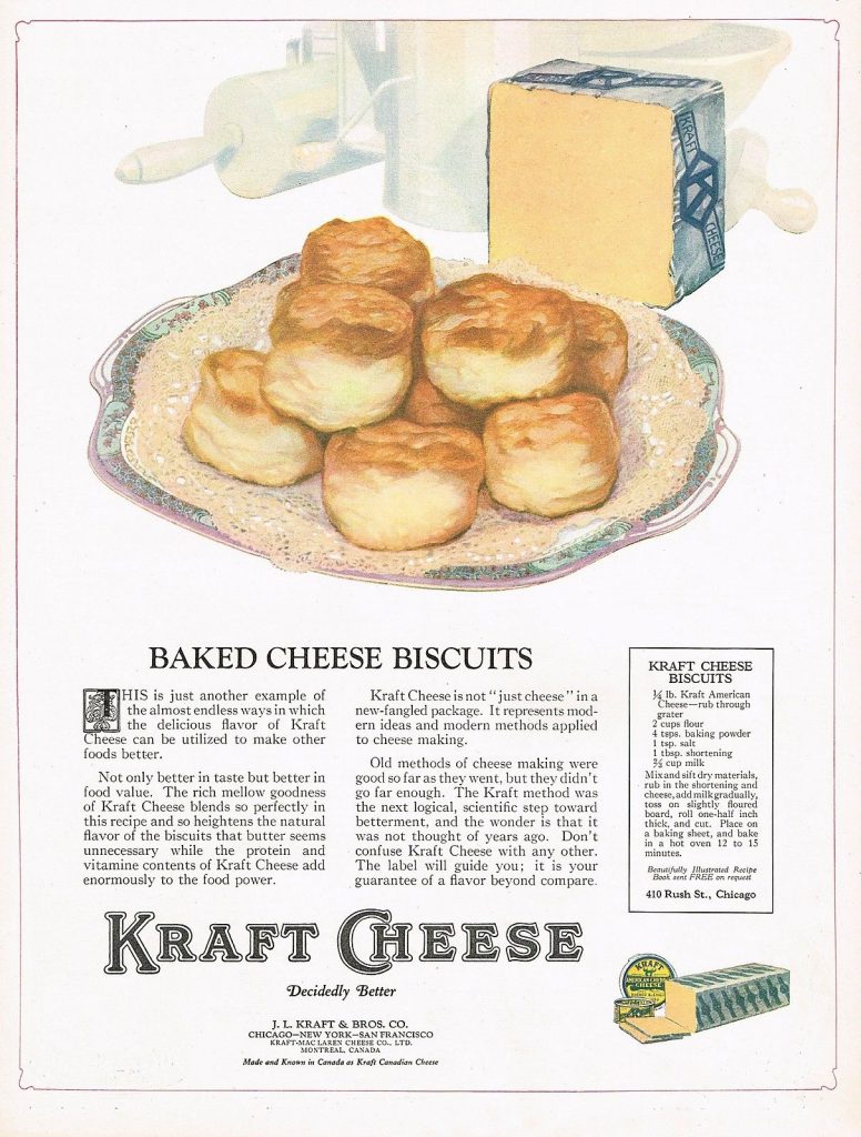 Kraft Cheese Biscuits Recipe