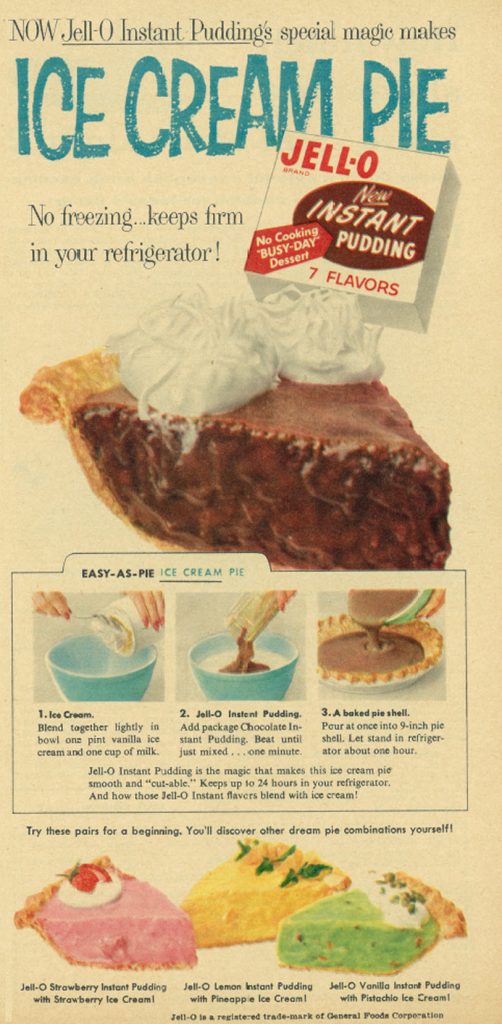 Jell-O Ice Cream Pie