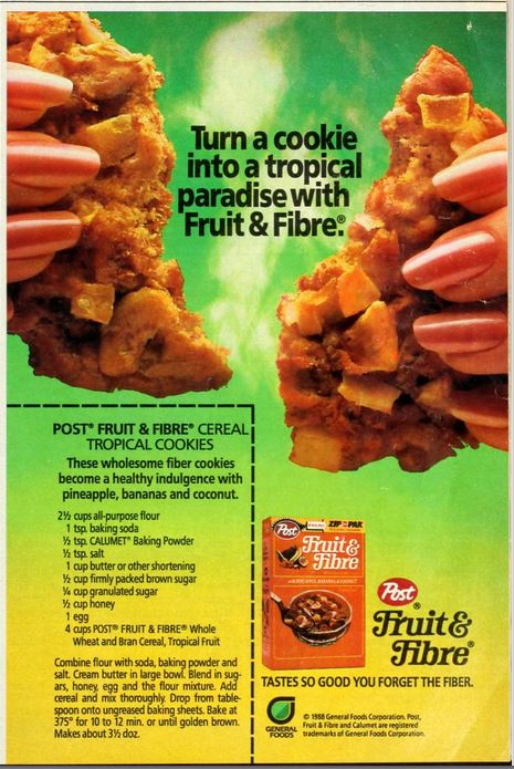 Fruit and Fiber Cookies