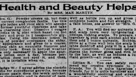 Nostrums and Quackery: Examples of Prescription Fakes in Newspapers 1912