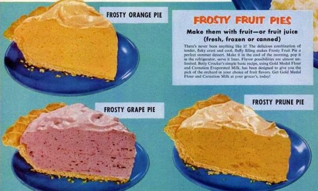 Frosty Fruit Jell-O Pies-3 Recipes with evaporated milk