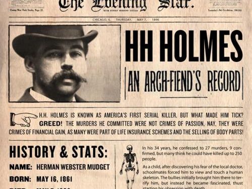 Serial killer H H Holmes hanged for his many crimes