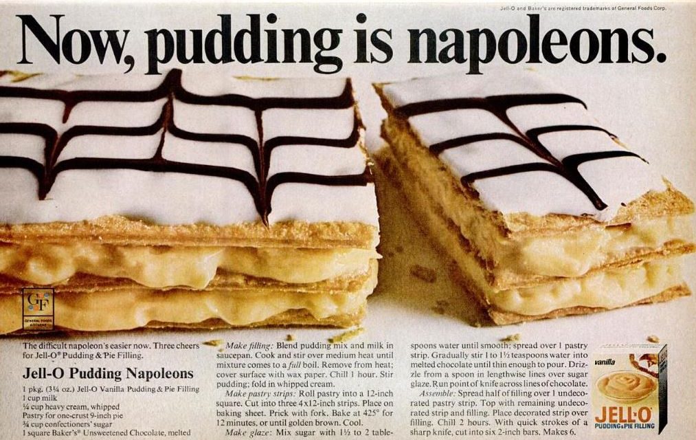 Now, pudding is…