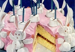 Bunny Birthday Cake